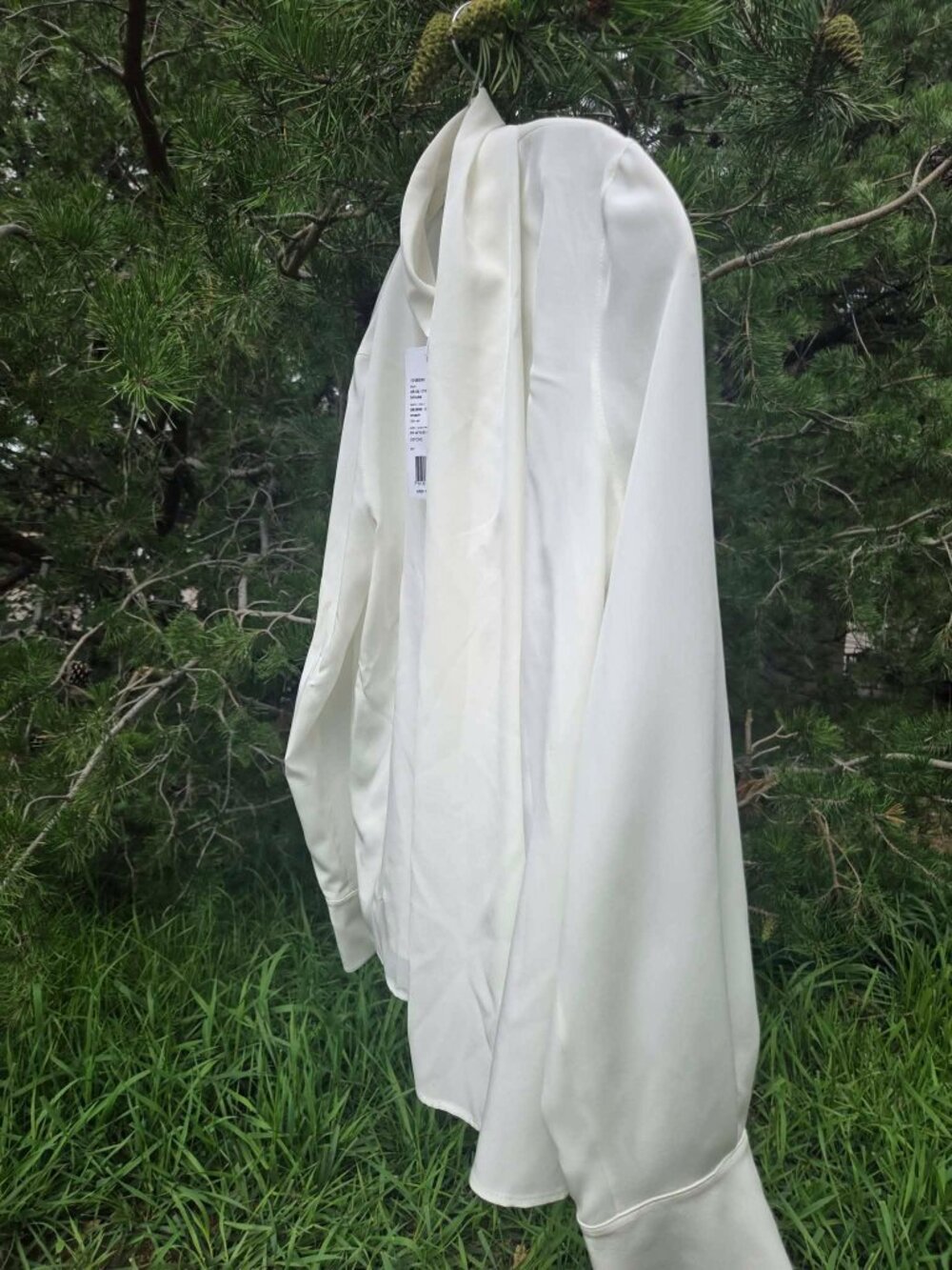 Akris Punto - Long-Sleeve Silk Scarf Blouse - size 6 - NEW with tags - Picture 13 of 16